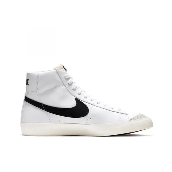 Nike Classic Blazer Mid '77 VNTG White Black Men's Skateboarding Shoes Fashion Outdoor Board Sneakers BQ6806-100 - Image 3