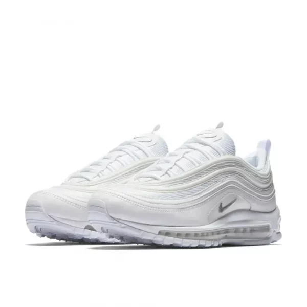 Nike Original Air Max 97 Low Men's and Women's Casual Running Shoes Breathable Comfortable Sneakers Cushioning Wearable White - Image 4