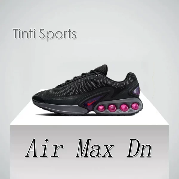 Nike Air Max Dn Low Men's Sneakers autumn Classic Fashion Casual Shoes Cushioning and wear resistance comfortable Black&Pink