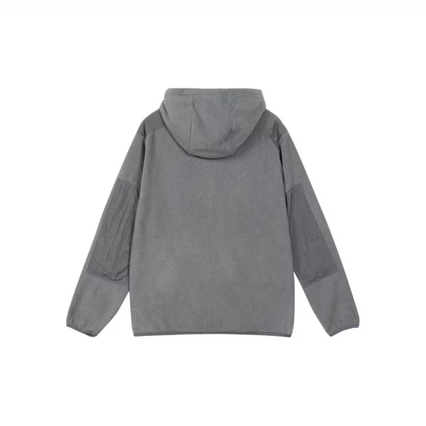 Original Nike Polar Fleece Black Grey Zip Jacket Hoodie Warm Men's Sports Casual Knit Basketball Pullover - Image 2
