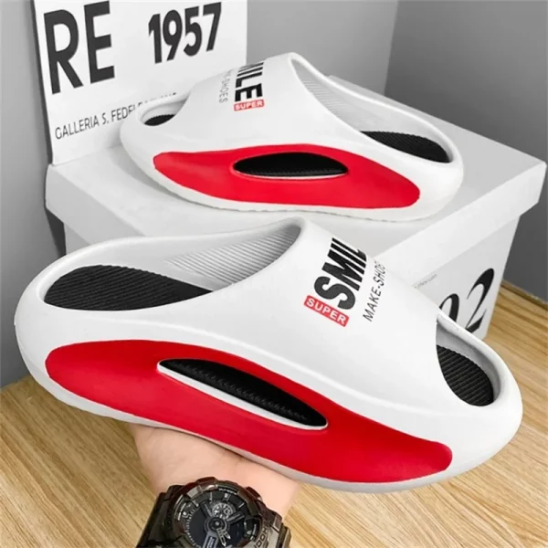 Men's slippers massage sandals man summer beach shoes Thick Bottom Unisex Soft Slipper sneakers EVA Non-slip women home slipper - Image 3