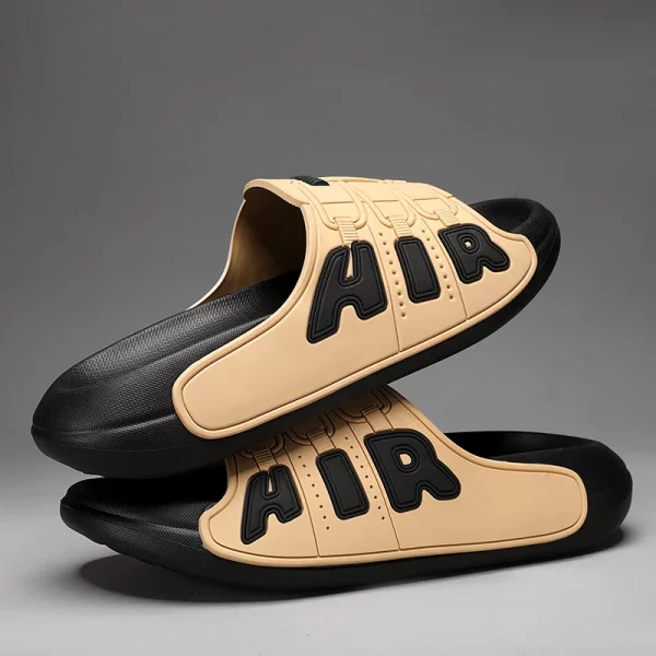 Men's Soft, Comfy, Relax Cloud Slippers, Non-slip Slippers, Easy to Clean, Shower, Swimming, Beach, Indoor and Outdoor Slides - Image 5