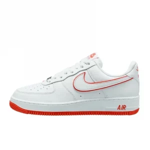 Nike Air Force 1 Men Women Running Shoes Fabric Synthetic Leather Casual Wear-resistant Low-top Board Shoes GS Blue and White