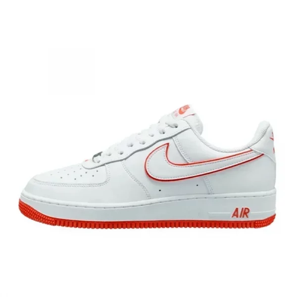 Nike Air Force 1 Men Women Running Shoes Fabric Synthetic Leather Casual Wear-resistant Low-top Board Shoes GS Blue and White