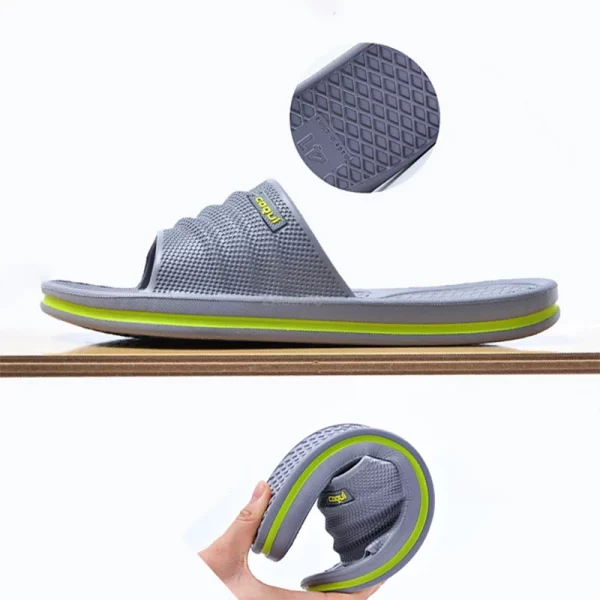Men's Slippers EVA Non-slip Bathroom Slippers Soft Comfortable Home Summer Slippers Indoor Bathroom slippers - Image 6