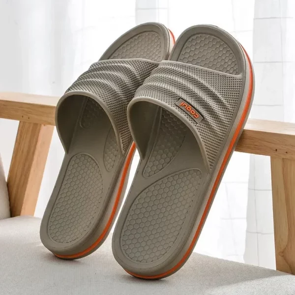 Men's Slippers EVA Non-slip Bathroom Slippers Soft Comfortable Home Summer Slippers Indoor Bathroom slippers - Image 2