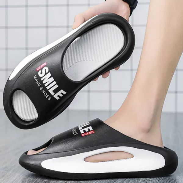 Men's slippers massage sandals man summer beach shoes Thick Bottom Unisex Soft Slipper sneakers EVA Non-slip women home slipper - Image 6
