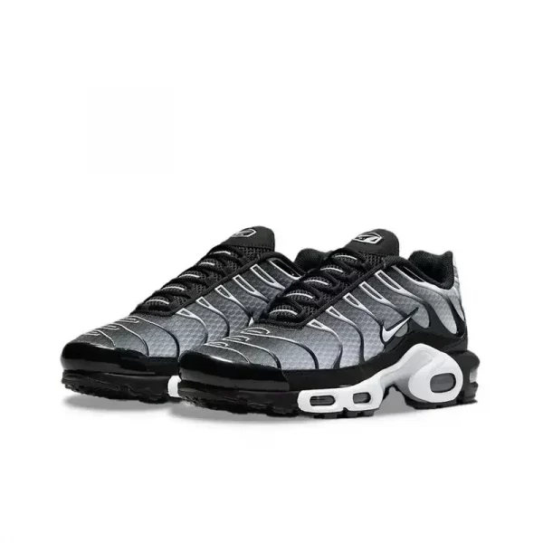 Nike Air Max Plus Black Silver White Design DM0032-003 Low-top Casual Running Shoes for Men - Image 4