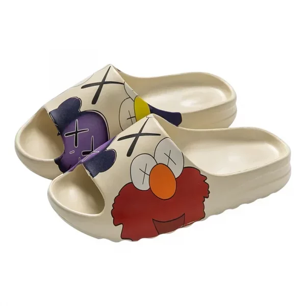 Couple House Shoes Non-Slip Thick Soft Platform Slide Sandals for Women Men Indoor Outdoor Shower Comfort Bathroom Shoes - Image 6